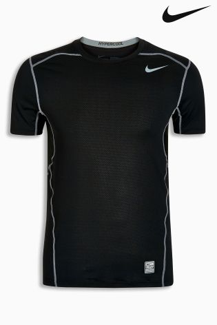 Black Nike Gym Dry-FIT Hypercool Short Sleeve Tee